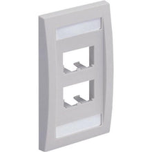 画像をギャラリービューアに読み込む, パンドウイット　４ポート用フェースプレート
