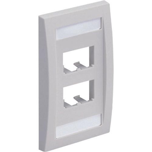 パンドウイット　４ポート用フェースプレート