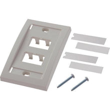 画像をギャラリービューアに読み込む, パンドウイット　４ポート用フェースプレート
