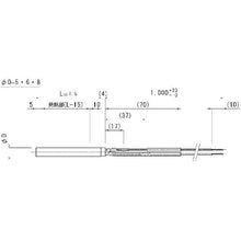 画像をギャラリービューアに読み込む, ＴＲＵＳＣＯ　カートリッジヒーターφ８　５０Ｌ　２００Ｖ　１７０Ｗ
