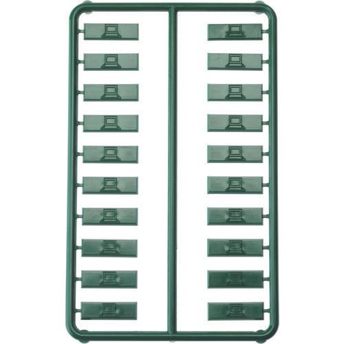 パンドウイット　ローゼットボックス用カラーアイコン　データ用　緑　（１００個入）