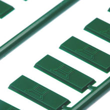 画像をギャラリービューアに読み込む, パンドウイット　ローゼットボックス用カラーアイコン　データ用　緑　（１００個入）
