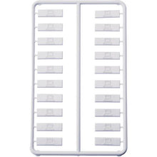 画像をギャラリービューアに読み込む, パンドウイット　ローゼットボックス用カラーアイコン　データ用　白　（１００個入）
