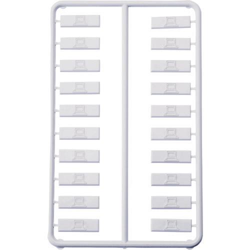 パンドウイット　ローゼットボックス用カラーアイコン　データ用　白　（１００個入）