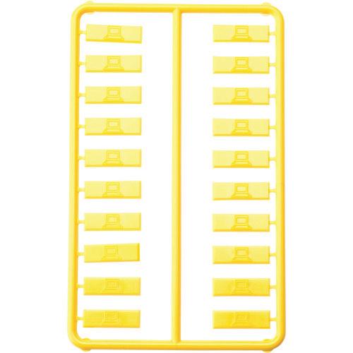 パンドウイット　ローゼットボックス用カラーアイコン　データ用　黄　（１００個入）