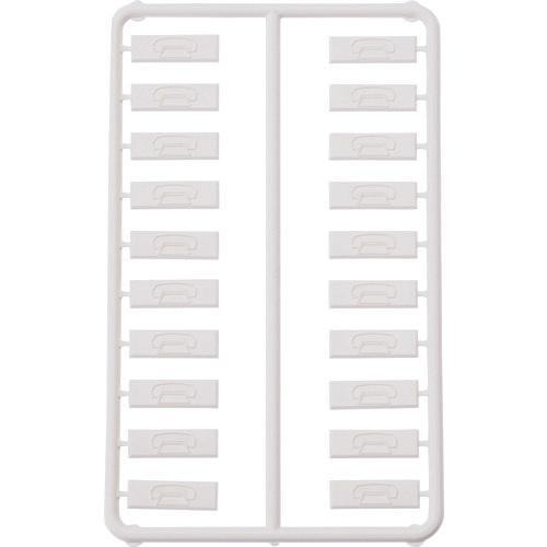 パンドウイット　ローゼットボックス用カラーアイコン　電話用オフホワイト１００個入