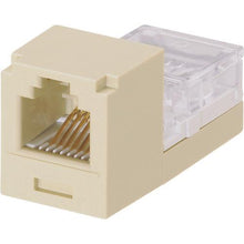 画像をギャラリービューアに読み込む, パンドウイット　カテゴリ３　モジュラージャック　６極６心　アイボリー
