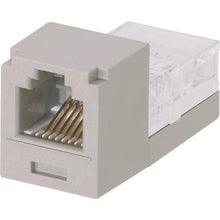 画像をギャラリービューアに読み込む, パンドウイット　カテゴリ３　モジュラージャック　６極６心　ライトグレー
