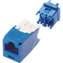 Load image into gallery viewer, PANDUIT category 6A modular jack blue
