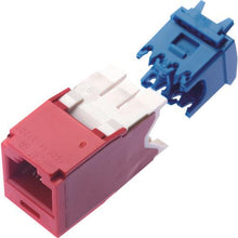 Load image into gallery viewer, PANDUIT category 6A modular jack red
