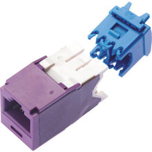Load image into gallery viewer, PANDUIT Category 6A Modular Jack Purple

