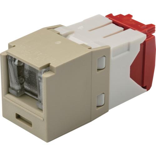 パンドウイット　カテゴリ５Ｅ　シャッター付モジュラージャック　アイボリー