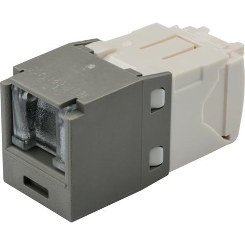 パンドウイット　カテゴリ６　シャッター付モジュラージャック　ライトグレー