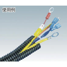 Load image into gallery viewer, PANDUIT corrugated tube, heat-resistant nylon 6, black with slit, inner diameter 8.9, 30.48 m
