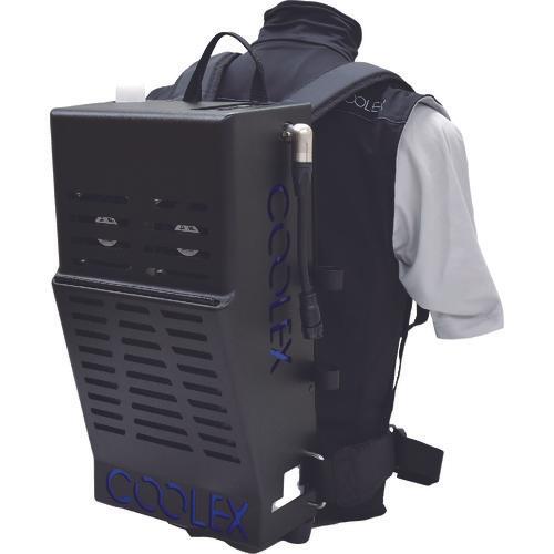 KAMAKURA SEISAKUSHO Co.,Ltd. Body Cooling System COOLEX-M131 set ประเภทแบตเตอรี่เสริม Wear: LL size Chiller: Black