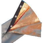 ＴＲＵＳＣＯ　銅箔シールドチューブ　ホックタイプ　２５Φ　長さ５ｍ