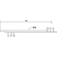 画像をギャラリービューアに読み込む, ＴＲＵＳＣＯ　銅箔シールドチューブ　レールタイプ　４０Φ　長さ２５ｍ
