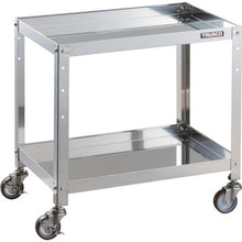 Load image into gallery viewer, TRUSCO clean rabbit 75φ urethane car SUS metal fittings 600 x 400 x H600 2 steps
