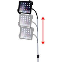 画像をギャラリービューアに読み込む, ＳＡＮＷＡ　ｉＰａｄ・タブレット用キャスター付きスタンド
