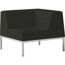 โหลดรูปภาพลงในโปรแกรมดูแกลเลอรี TRUSCO โซฟารับแขก 1 ที่นั่งเข้ามุม ดำ
