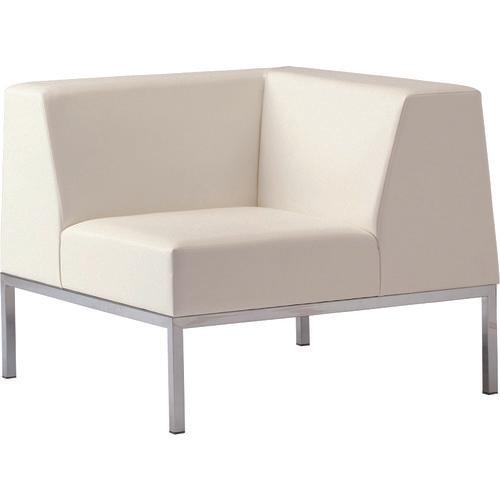 TRUSCO โซฟารับแขก 1 ที่นั่ง เข้ามุม ขาว