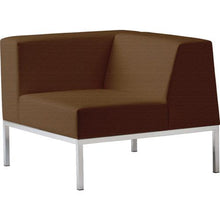 โหลดรูปภาพลงในโปรแกรมดูแกลเลอรี TRUSCO โซฟารับแขก 1 ที่นั่ง ศอกขวา สีน้ำตาล
