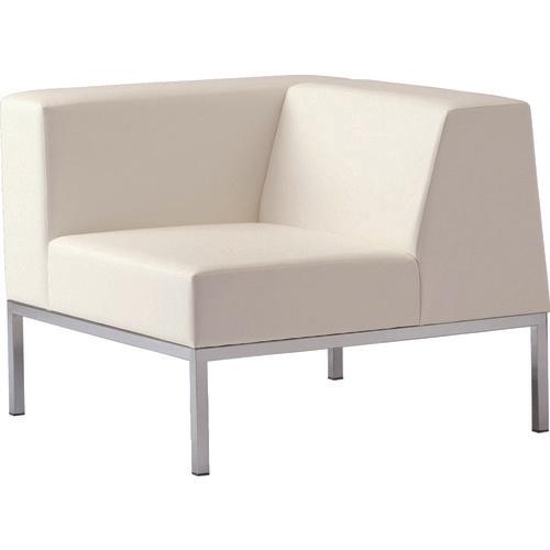 TRUSCO โซฟารับแขก 1 ที่นั่ง ขดขวา สีขาว