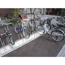 โหลดรูปภาพลงในโปรแกรมดูแกลเลอรี DAIKEN แร็คจักรยานแบบแบน แบบใส่ล้อหน้า ขาตั้งจักรยาน รองรับจักรยานได้ 12 คันทั้งสองด้าน
