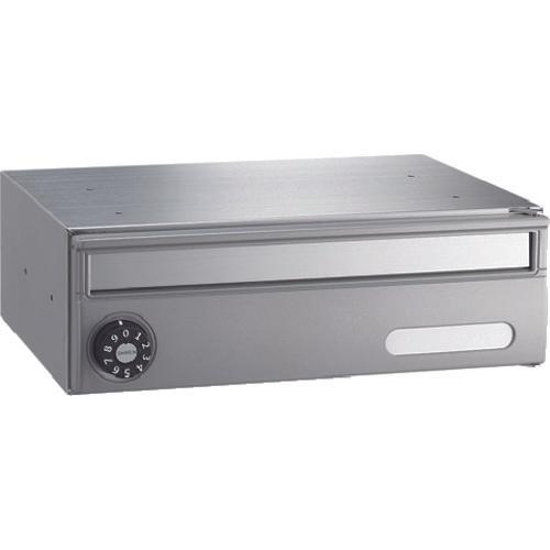 DAIKEN Stainless Collective Mailbox Postech Silent Dial Lock Aluminium Door Front-in Front-out