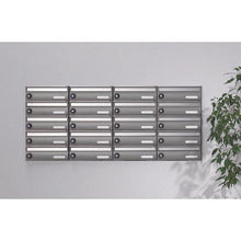 โหลดรูปภาพลงในโปรแกรมดูแกลเลอรี DAIKEN Stainless Collective Mailbox Postech Silent Dial Lock Aluminium Door Front-in Front-out
