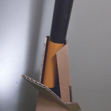 Load image into gallery viewer, TRUSCO Cardboard Safety Cone Width 250mm x Height 693mm Thickness 3mm
