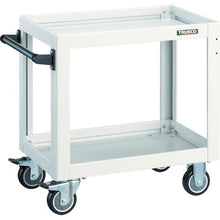 画像をギャラリービューアに読み込む, ＴＲＵＳＣＯ　ツールワゴン　ドルフィン　７５０Ｘ５００　ウレタン　ＹＧ色
