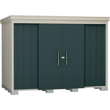 โหลดรูปภาพลงในโปรแกรมดูแกลเลอรี DAIKEN ห้องเก็บของบ้านสวน DM-Z2917 รุ่นทั่วไป พร้อมชั้นวางของ สีเขียวมะคาดัม
