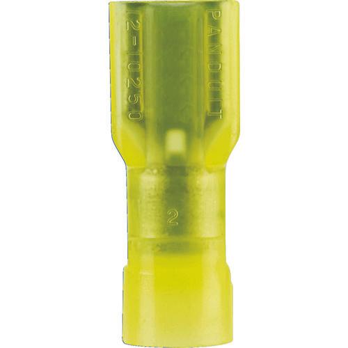 パンドウイット　圧着端子　差込型完全絶縁　メス型　（５０個入）