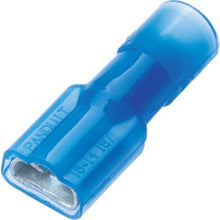 Load image into gallery viewer, PANDUIT crimp terminal, plug-in type, fully insulated, female type, AWG16-14, blue (100 pieces)
