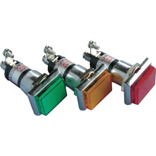 サカズメ　ランプ交換型超高輝度ＬＥＤ表示灯（ＡＣ２００Ｖ接続）　緑　φ１６