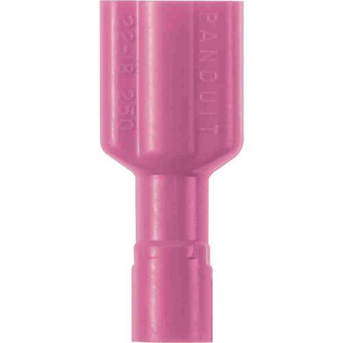 パンドウイット　圧着端子　ディスコグリップタイプ　メス型ディスコネクト　プレミアムナイロン完全絶縁／ファネル挿入　ＤＰＦ１８－２５０ＦＩＢ－Ｃ