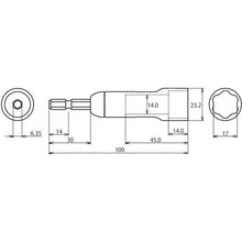 Load image into gallery viewer, Ebi Strok STANDARD Socket Heavy Duty Type Surface Opposite Side 24mm
