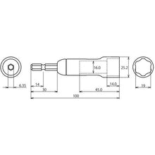 Load image into gallery viewer, Ebi Strok STANDARD Socket Heavy Duty Type Surface Opposite Side 24mm

