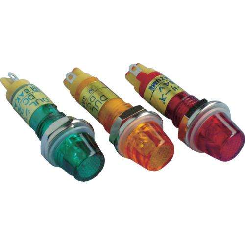 サカズメ　防水・防滴（ＩＰ６５）超高輝度ＬＥＤ表示灯ＤＵＬ－７Ｈ－ＩＰ　赤φ７