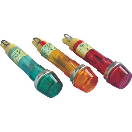 サカズメ　防水・防滴（ＩＰ６５）超高輝度ＬＥＤ表示灯ＤＵＬ－８Ｈ－ＩＰ　緑φ８