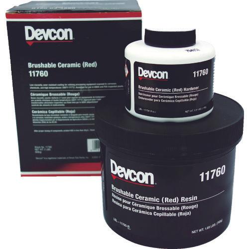 Devcon Corrosion and Wear Resistant Repair Agent Brushable Ceramic Red 2lb