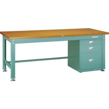 Load image into gallery viewer, TRUSCO DW type workbench 1200X750XH740 with 3-stage wagon
