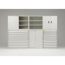 Load image into gallery viewer, TRUSCO DX ANTENNA type storage box sliding difference 1300X551XH880 white color
