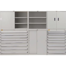 Load image into gallery viewer, TRUSCO DX ANTENNA type storage box sliding difference 1300X551XH880 white color
