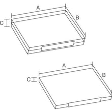 Load image into gallery viewer, TRUSCO slide tool cabinet 501X551 with spill prevention top plate
