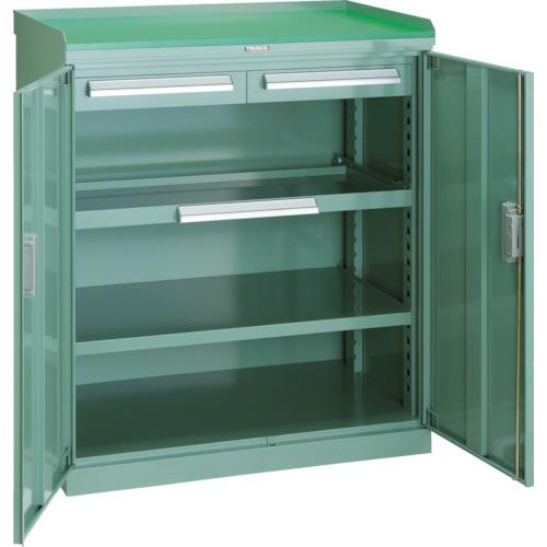TRUSCO slide tool cabinet 881X551 with spill prevention top plate