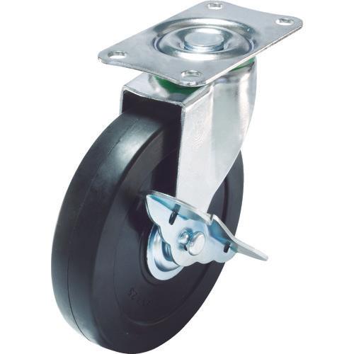 Bánh xoay YUEI caster S bánh xe cao su cứng đường kính 125