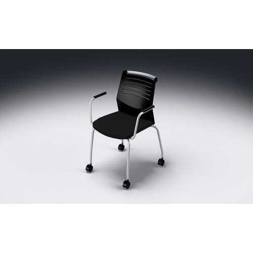 Nike เก้าอี้ประชุม (4 ขา/มีล้อ) (มีศอก)