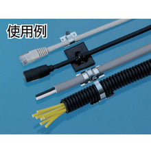 画像をギャラリービューアに読み込む, カメダ　配線止め具　ハイステッカー　（１００個入）　黒
